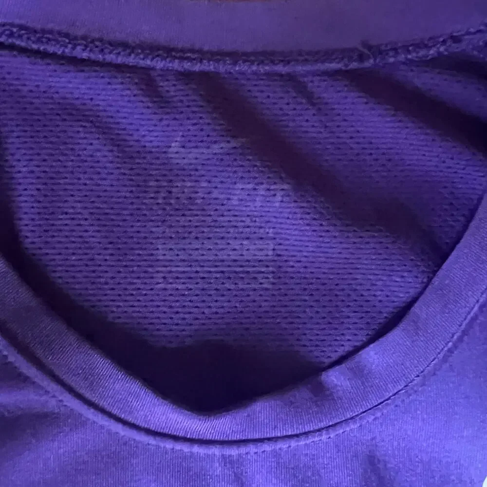 Purple Nike Sleeveless Dri-Fit Jersey Style Tank Top Size Small